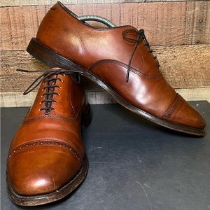 Allen Edmonds ‘the Byron’ Cognac Men’s size 10.5D Leather Dress Shoe style#2034